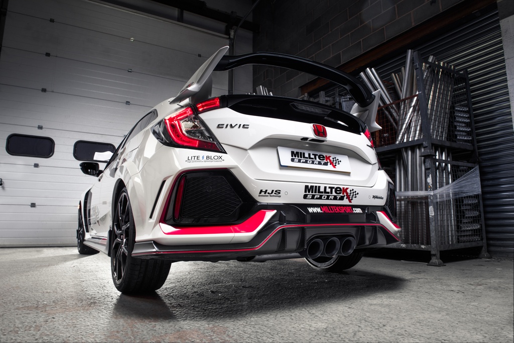 Milltek  Cat-back Sport Exaust for Honda / Acura  Civic  Type R FK8 2.0 i-VTEC (Both OPF/GPF & Non OPF/GPF Models) (2017 to 2022)