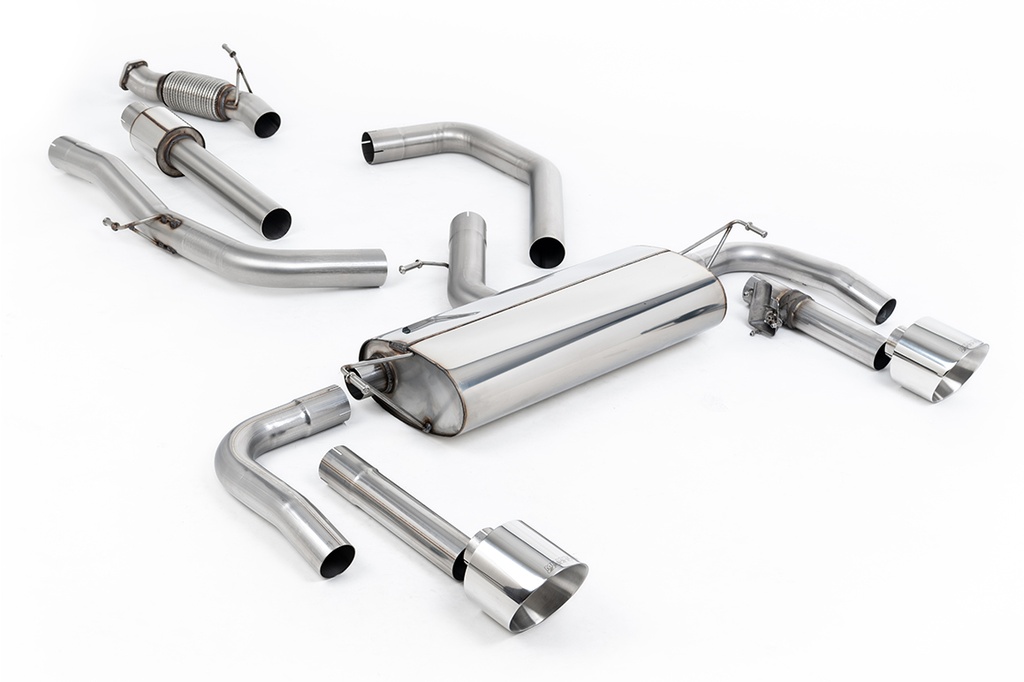 Milltek Exhaust - Resonated Valved Catback with GT