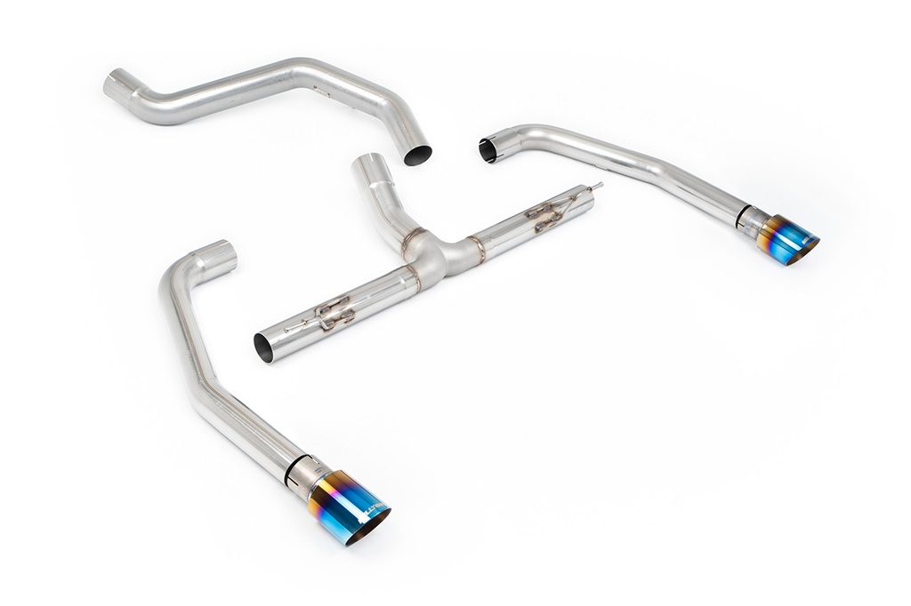Milltek Exhaust - Non Resonated Louder GT-90 Burnt