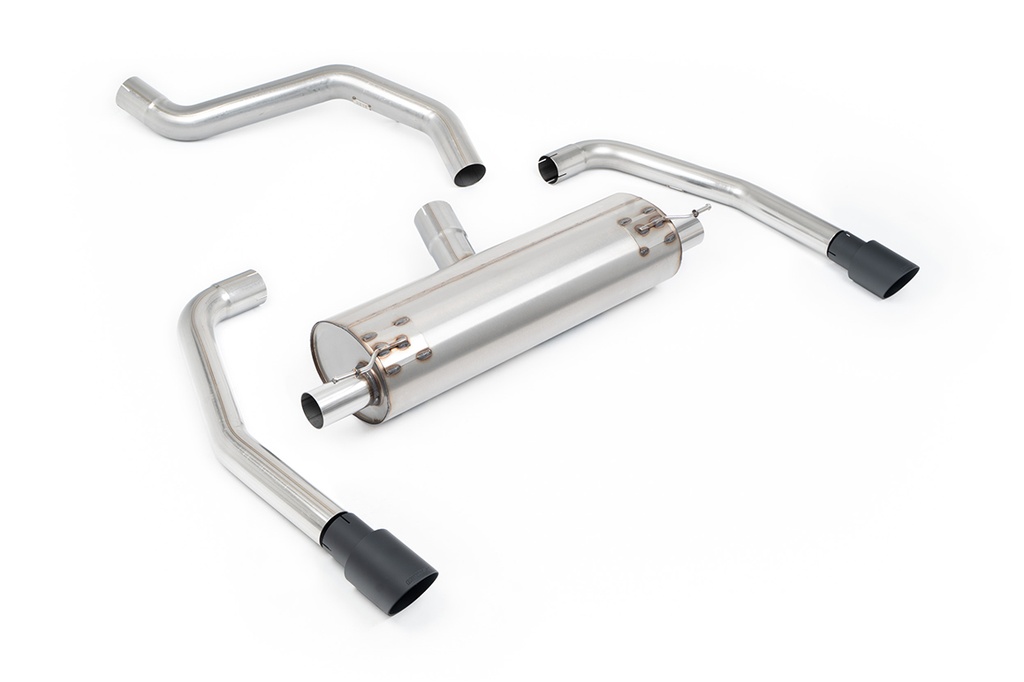 Milltek Exhaust - Resonated GT-90 Cerakote Black T
