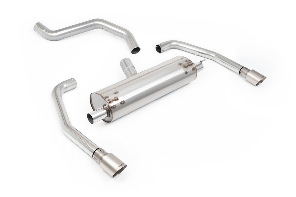 Milltek Exhaust - Resonated GT-90 Brushed Titanium