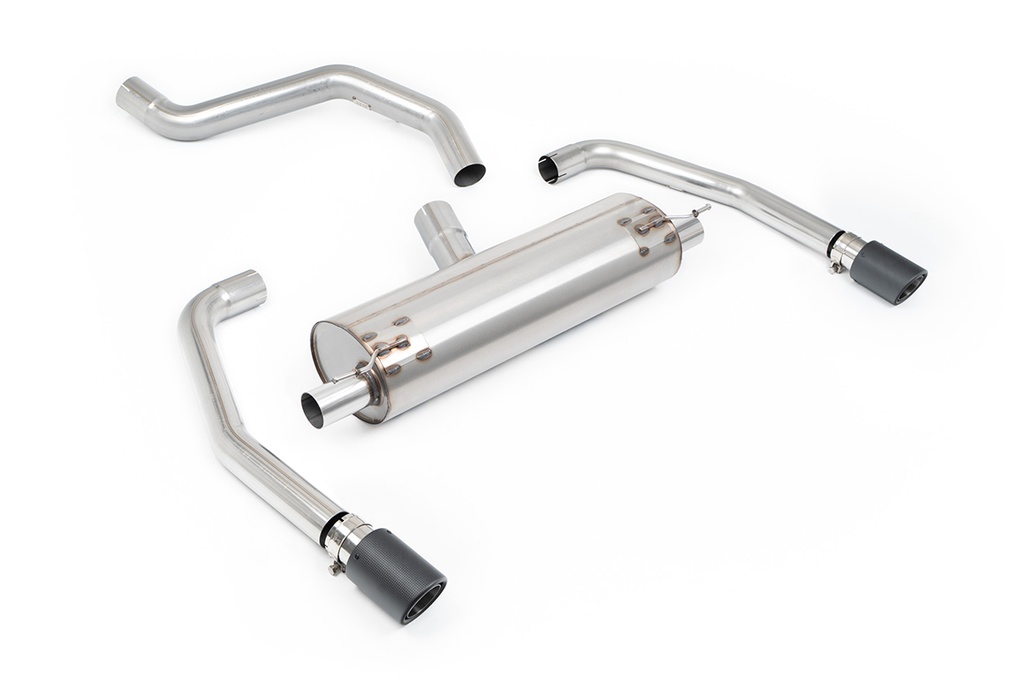 Milltek Exhaust - Resonated JET-90 Carbon Tips - R