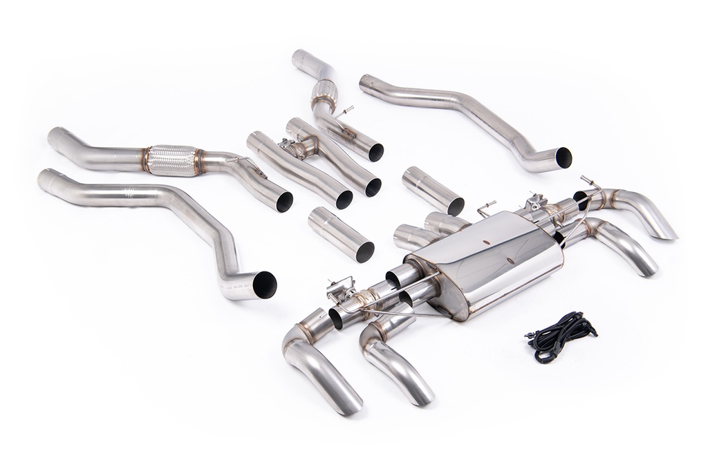Milltek Exhaust - Valved Cat   OPF Back System wit