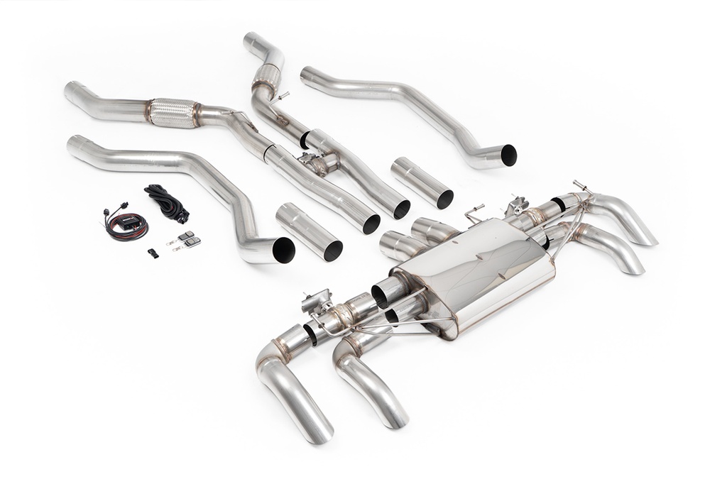 Milltek Exhaust - Resonated with downturn Tips for