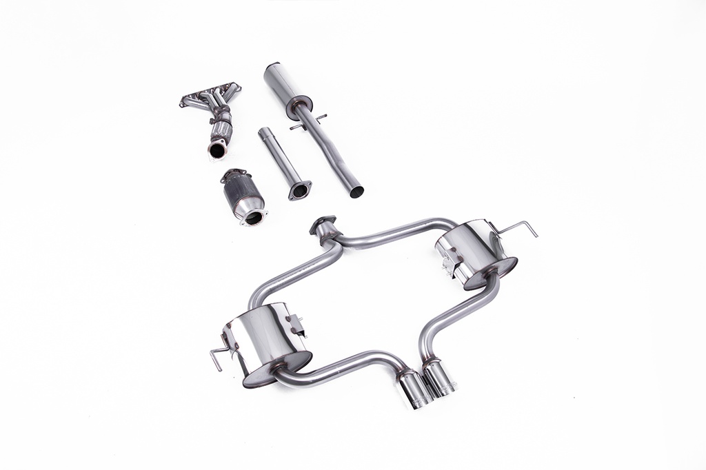 Milltek  Full System (including Hi-Flow Sports Cat) Sport Exaust for New Mini  Mk1  (R53) Cooper S (2002 to 2006)