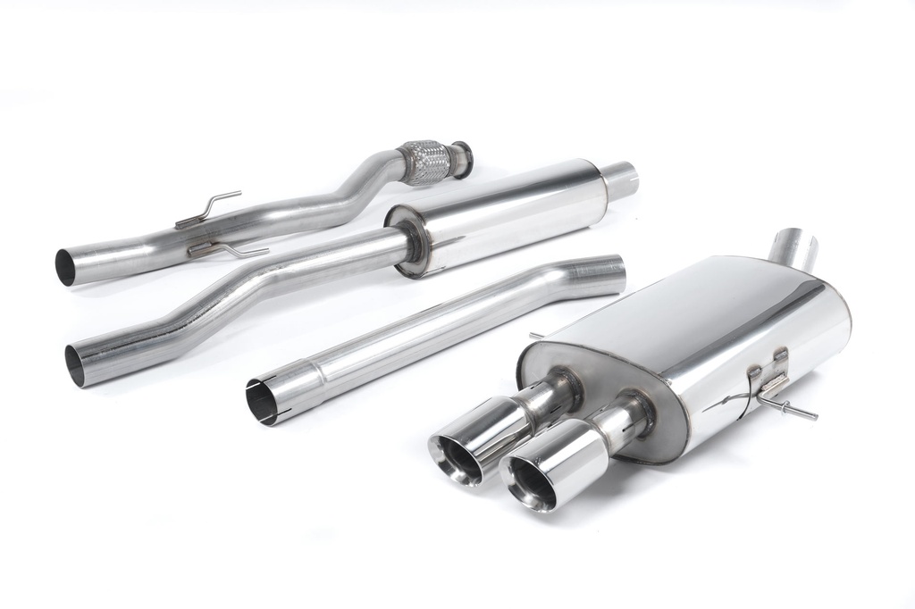 Milltek  Cat-back Sport Exaust for New Mini  Mk2  (R56) Cooper S 1.6i Turbo (2006 to 2014)