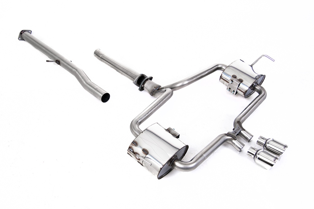Milltek  Cat-back Sport Exaust for New Mini  Mk1  (R53) Cooper S (2002 to 2006)
