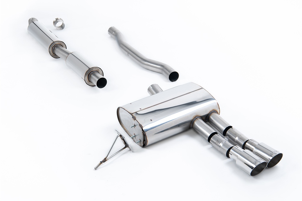 Milltek  Cat-back Sport Exaust for New Mini  Mk3  (F55) Mini Cooper S 2.0 Turbo - 5 Door Hatch (ROW/NA Models) (2014 to 2027)