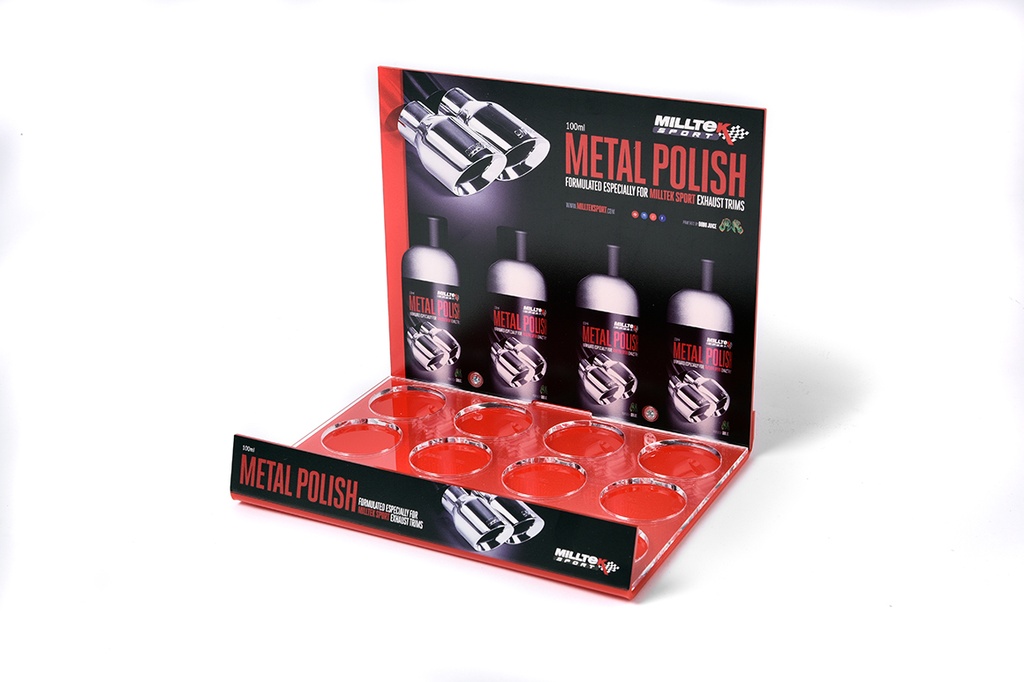 Milltek Display Stand for Metal Polish