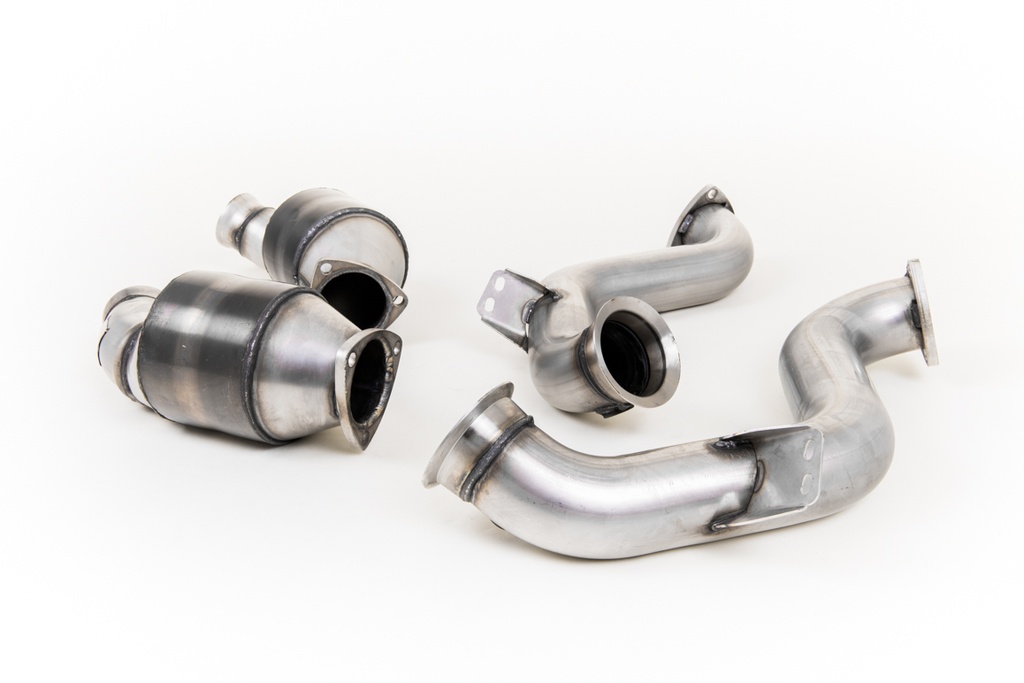 [SSXMZ118] Milltek Hi-Flow Sports Cat and Downpipe Mercedes C