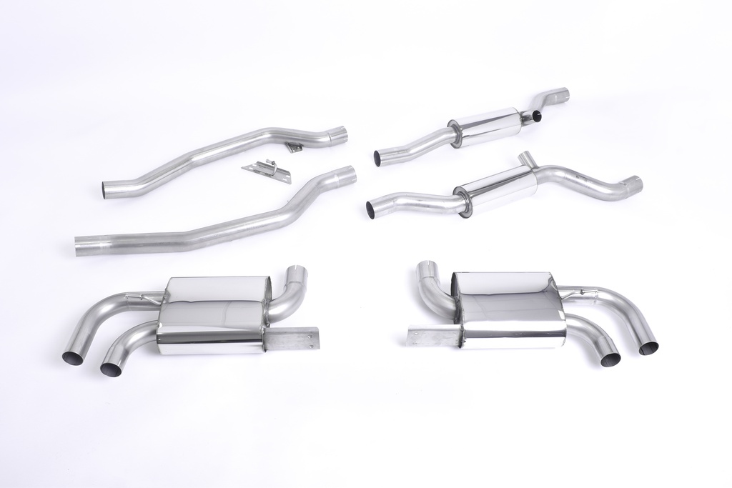 Milltek  Cat-back Sport Exaust for Porsche  Cayenne  958 Turbo 4.8 V8 (Pre-Facelift) (2010 to 2014)