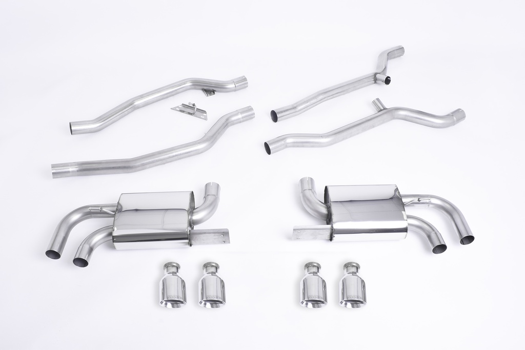 Milltek  Cat-back Sport Exaust for Porsche  Cayenne  958 Turbo 4.8 V8 (Pre-Facelift) (2010 to 2014)