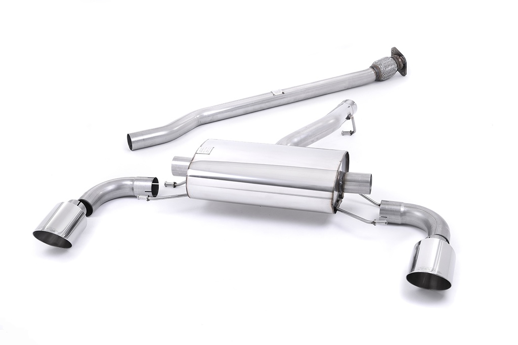 Milltek Secondary Cat-back Toyota GT86 2.0 litre 2