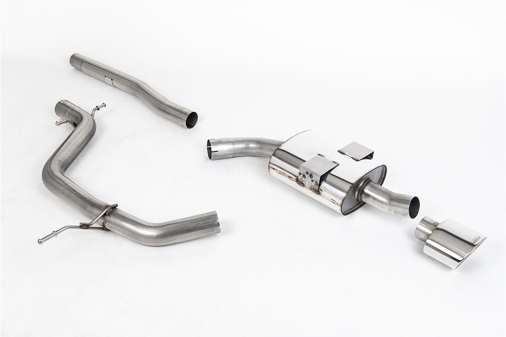 Milltek  Cat-back Sport Exaust for Seat  Leon  FR 2.0 TDi 170PS DPF (2005 to 2013)