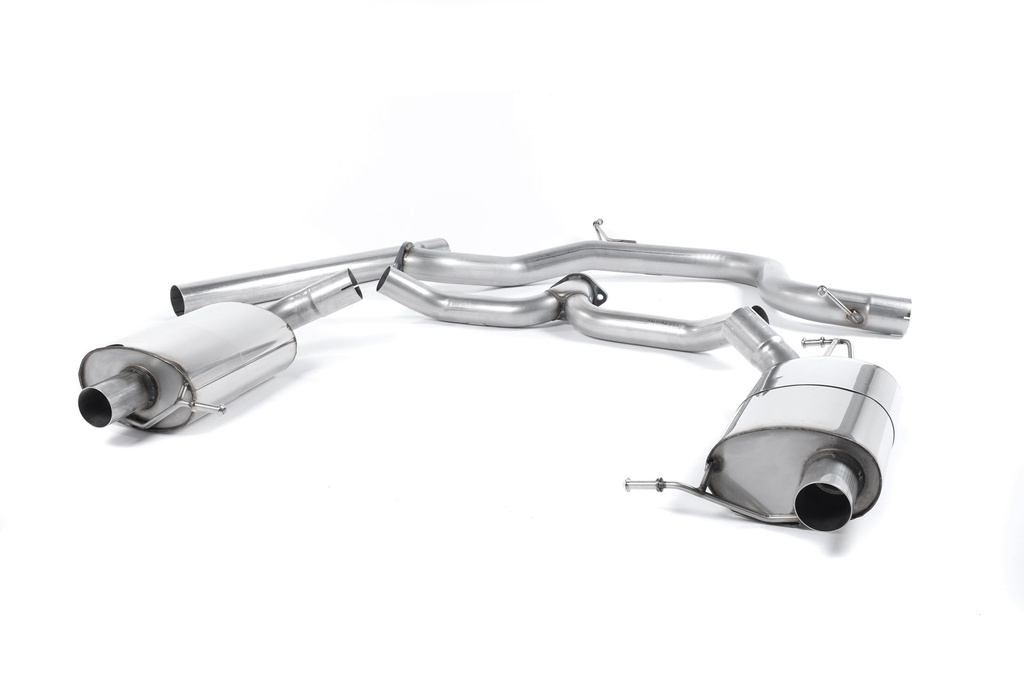 Milltek  Cat-back Sport Exaust for Skoda  Octavia  vRS 2.0 TSI 220PS & 230PS Hatch & Estate (manual and DSG-auto) (2013 to 2018)