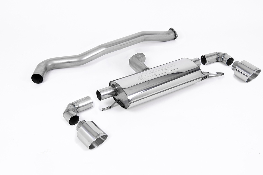 Milltek GPF OPF Back - Non-Res GT-115 Polished Tip