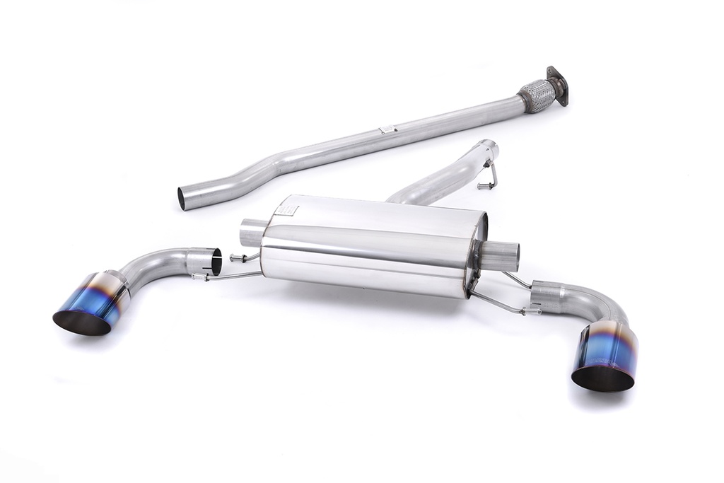 Milltek Non Resonated Cat-back Exhaust GR86 Burnt