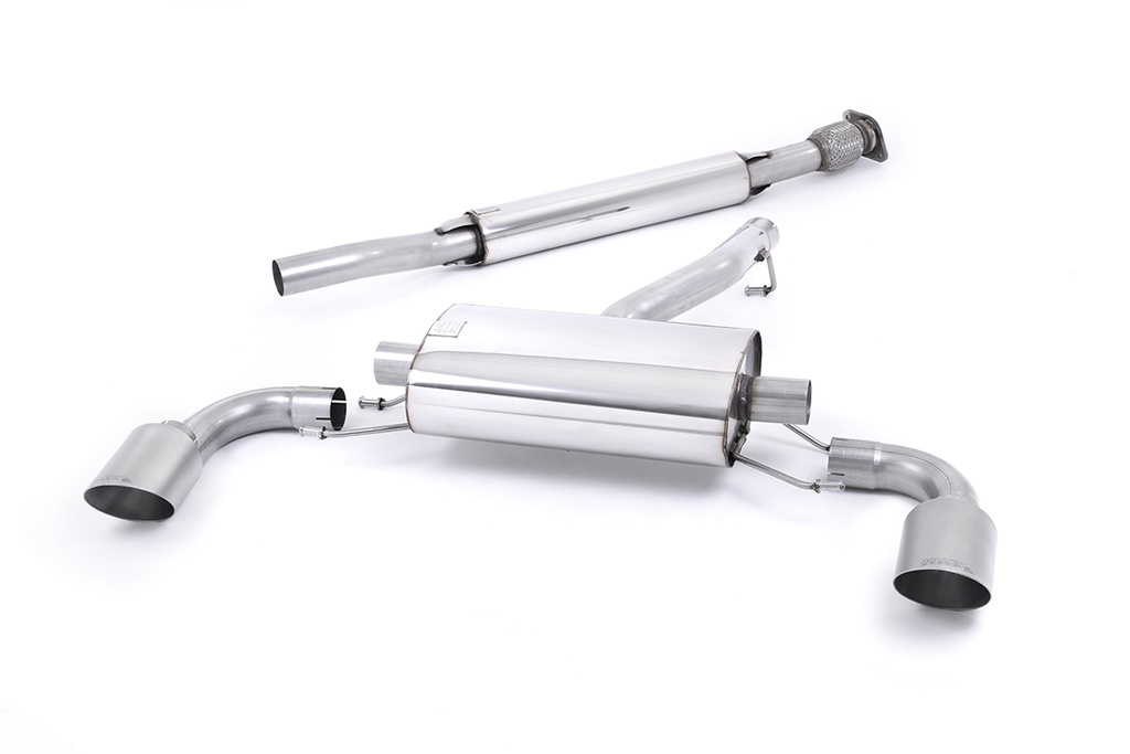 Milltek Sport Resonated quieter Brushed Titanium -