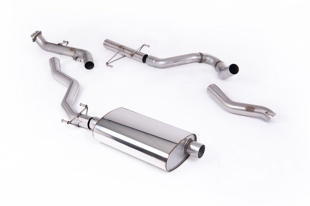 Milltek  Cat-back Sport Exaust for Toyota  Tacoma  2.4L Turbo Hybrid Crew Cab (5ft Bed) & Extended Cab (6ft Bed) (2024 to 2027)