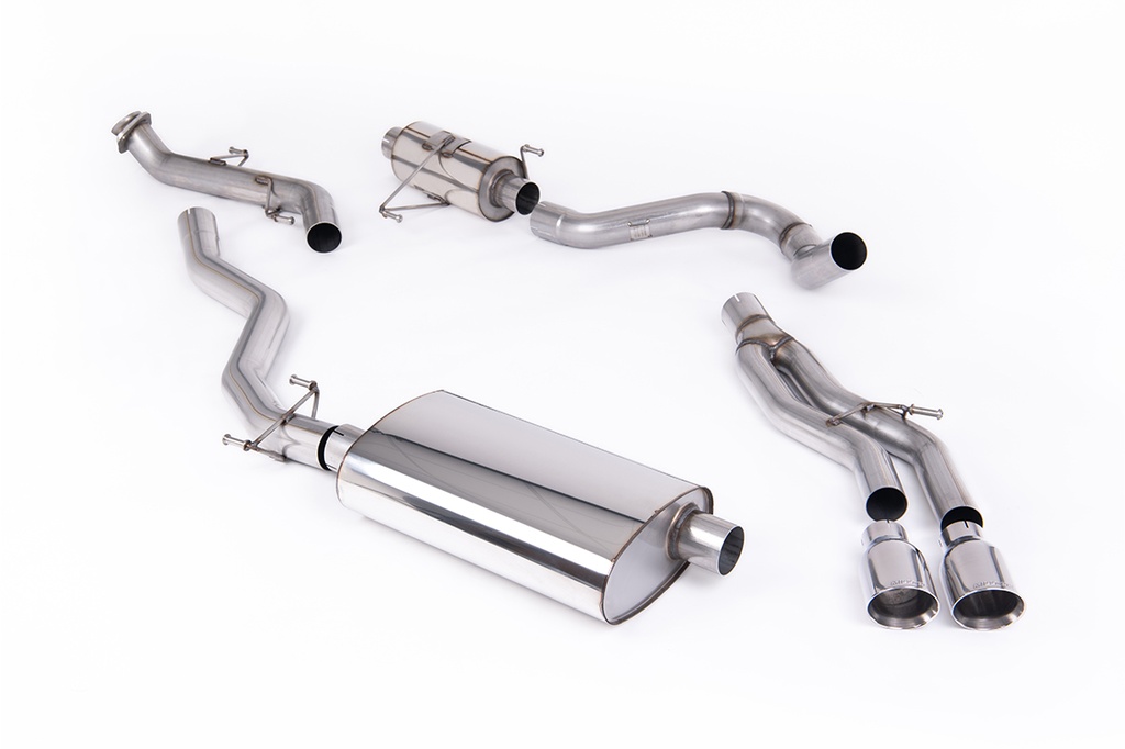 Milltek Exhaust - Resonated Catback with 2 x GT-10