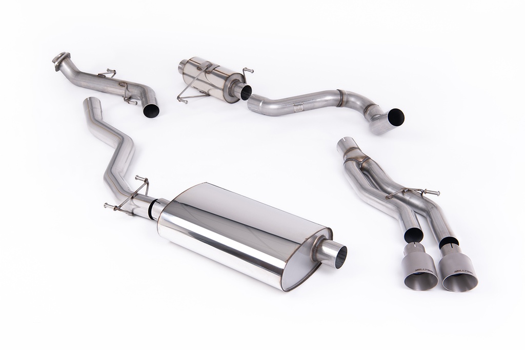 Milltek Exhaust - Resonated Catback with 2 x GT-10