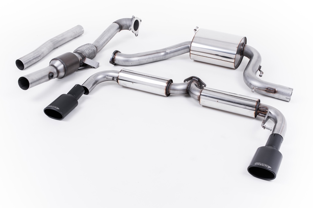 Milltek  Turbo-back including Hi-Flow Sports Cat Sport Exaust for Volkswagen  Scirocco  R (2009 to 2016)