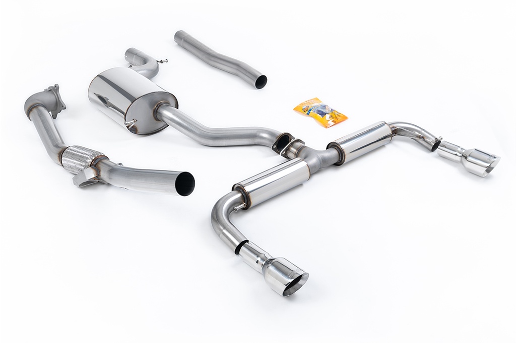 Milltek Turbo-back excluding Hi-Flow Sports Cat Vo