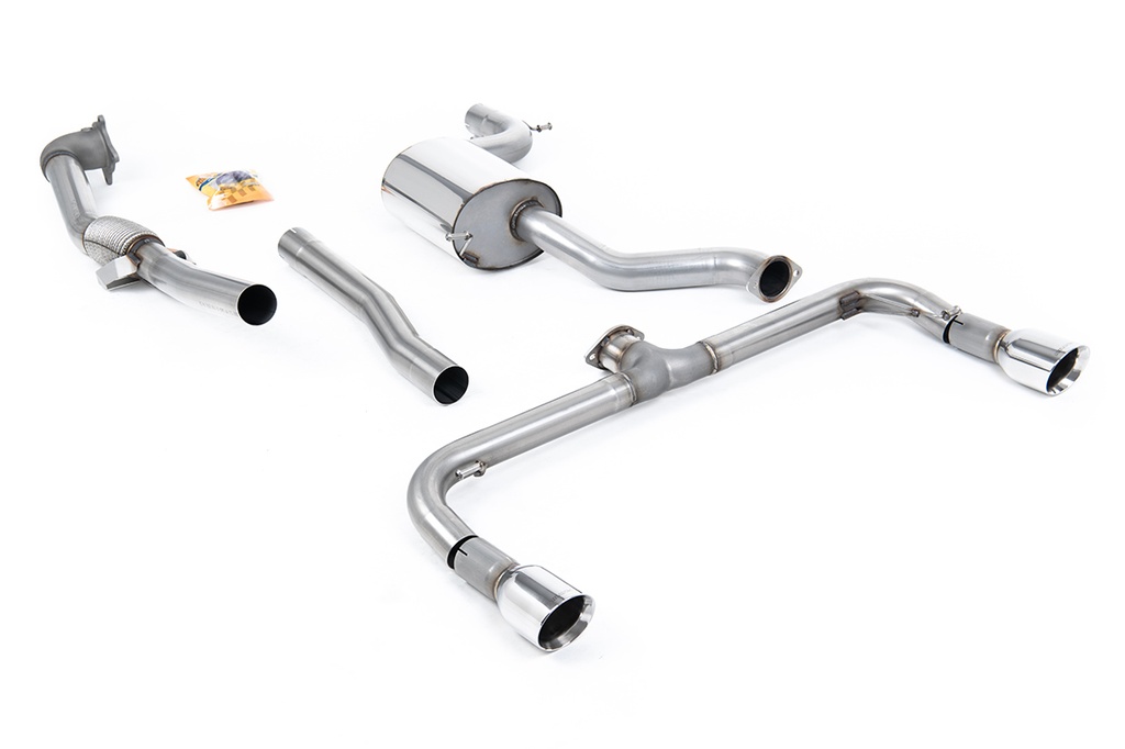 Milltek Turbo-back excluding Hi-Flow Sports Cat Vo