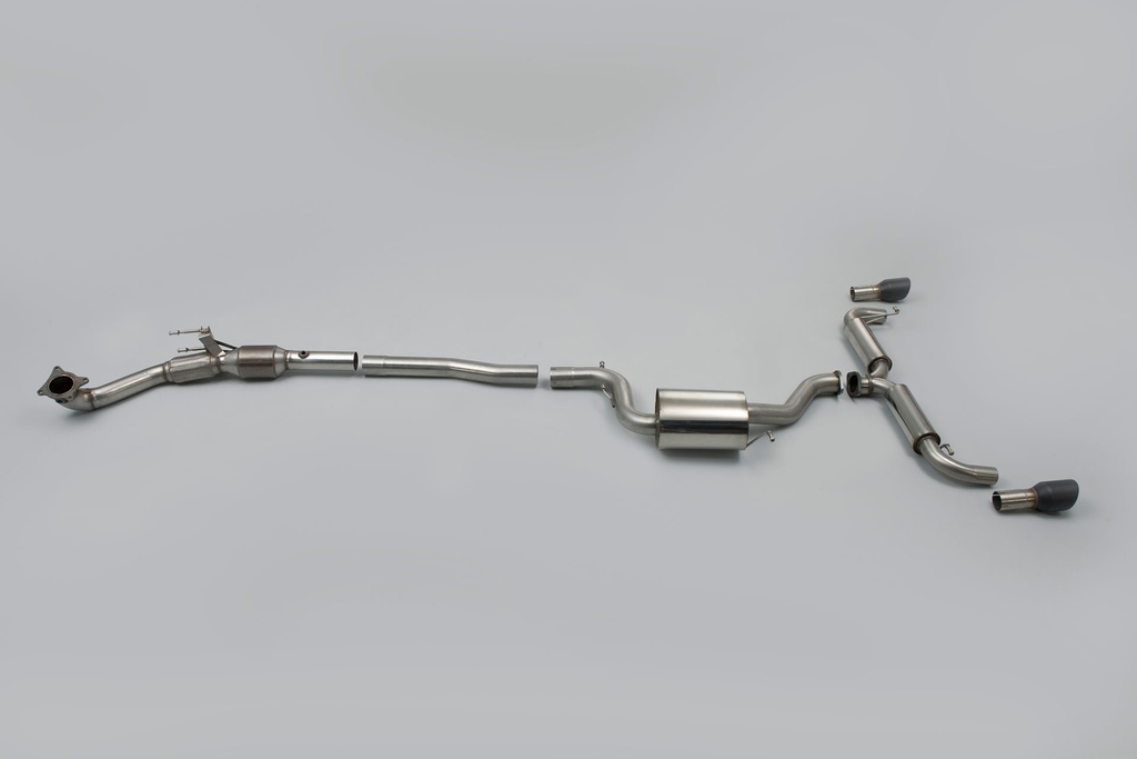 Milltek  Turbo-back including Hi-Flow Sports Cat Sport Exaust for Volkswagen  Golf  Mk6 GTi 2.0 TSI 210PS (2009 to 2013)
