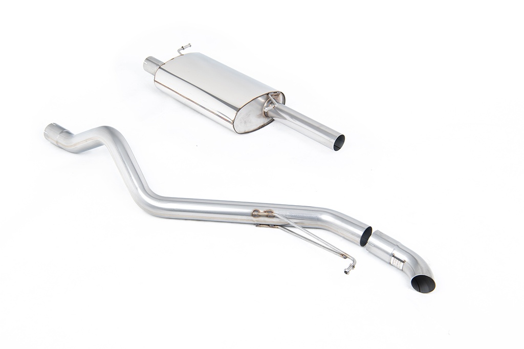 Milltek  Cat-back Sport Exaust for Volkswagen  Transporter \ Caravelle  T5 SWB 1.9 TDi (85ps & 104ps) 2WD and 4MOTION (2003 to 2009)