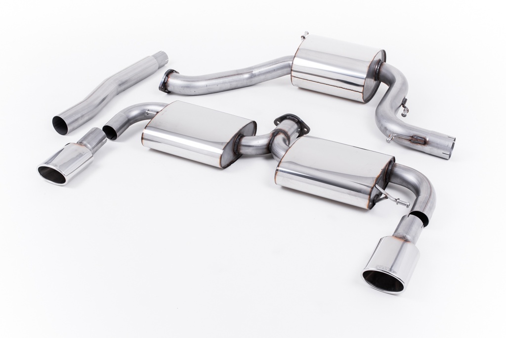 Milltek  Cat-back Sport Exaust for Volkswagen  Scirocco  R (2009 to 2016)