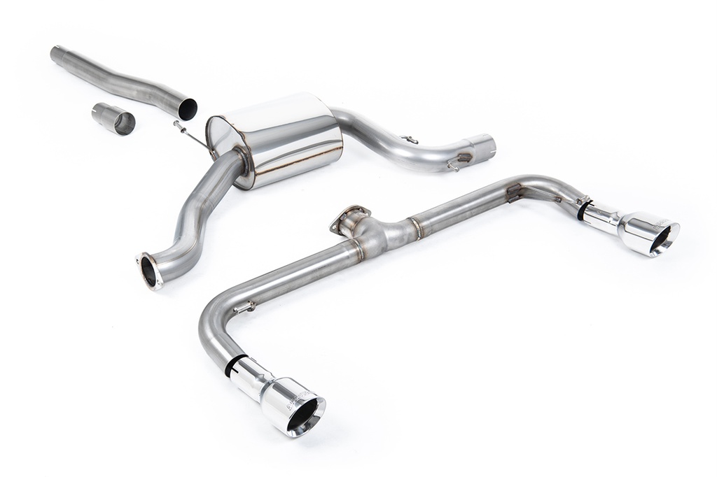 Milltek  Cat-back Sport Exaust for Volkswagen  Scirocco  GT 2.0 TSi 200PS (2008 to 2016)