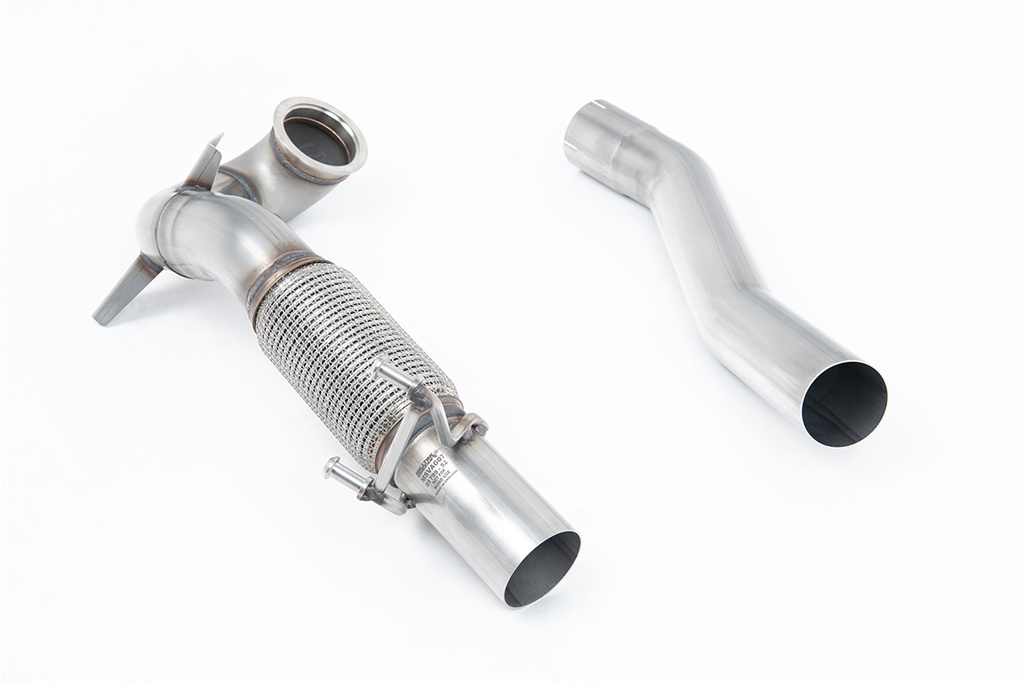 [SSXVW262] Milltek  Large-bore Downpipe and De-cat Sport Exaust for Seat  Leon  Cupra 280 & 290 2.0 TSI (Non OPF/GPF Models) (2014 to 2017)