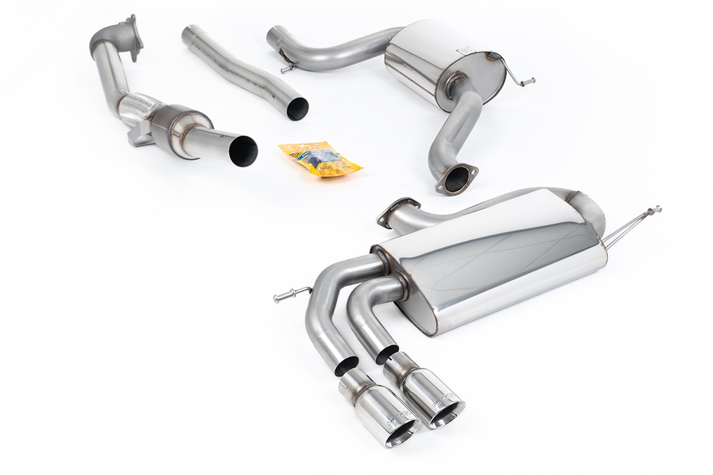 Milltek  Turbo-back including Hi-Flow Sports Cat Sport Exaust for Volkswagen  Golf  Mk5 GTi 2.0T FSI (2004 to 2009)