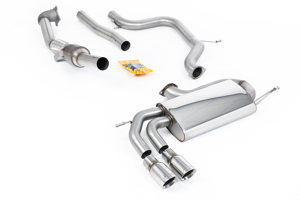 Milltek  Turbo-back including Hi-Flow Sports Cat Sport Exaust for Volkswagen  Golf  Mk5 GTi 2.0T FSI (2004 to 2009)