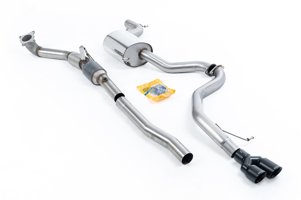 Milltek  Turbo-back including Hi-Flow Sports Cat Sport Exaust for Volkswagen  Jetta  Mk6 GLI 2.0 TSI (2011 to 2014)