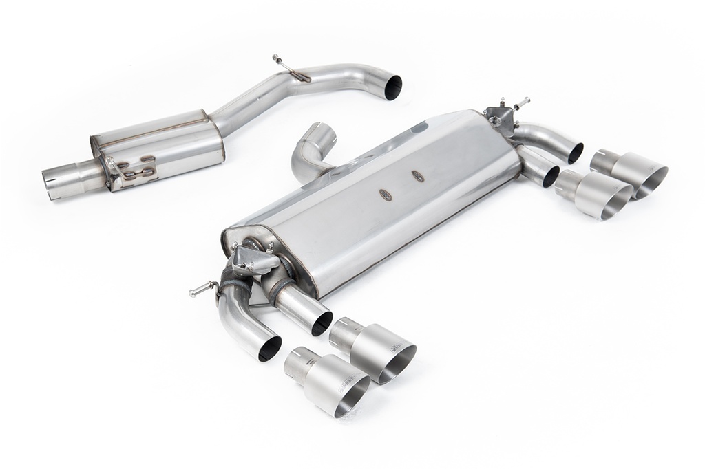 Milltek  Cat-back Sport Exaust for Volkswagen  Golf  MK7 R 2.0 TSI 300PS (ECE Approved & 76.2mm Systems) (2014 to 2016)