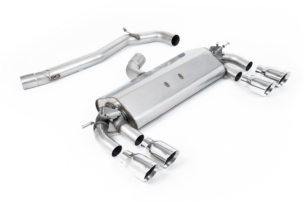 Milltek  Cat-back Sport Exaust for Volkswagen  Golf  MK7 R 2.0 TSI 300PS (ECE Approved & 76.2mm Systems) (2014 to 2016)