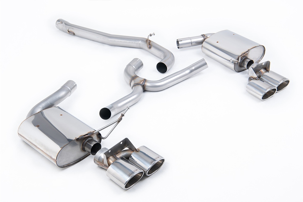 Milltek  Cat-back Sport Exaust for Volkswagen  Golf  Mk7.5 R Estate / Variant 2.0 TSI 300PS (GPF Equipped Models Only) (2019 to 2020)