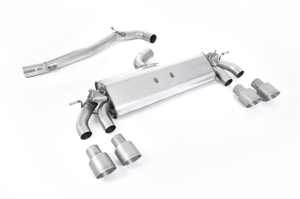 Milltek  Cat-back Sport Exaust for Volkswagen  Golf  Mk7.5 R 2.0 TSI 300PS (GPF Equipped Models Only) - 76mm & EC Approved Systems (2019 to 2020)