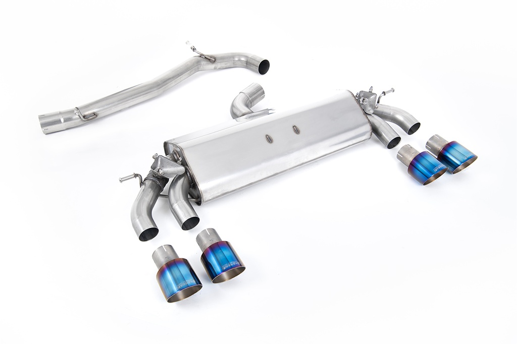 Milltek  Cat-back Sport Exaust for Volkswagen  Golf  Mk7.5 R 2.0 TSI 300PS (GPF Equipped Models Only) - 76mm & EC Approved Systems (2019 to 2020)