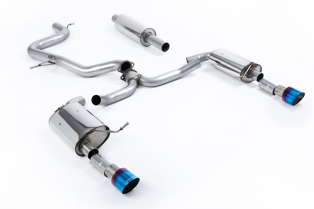 [SSXVW611] Milltek  Cat-back Sport Exaust for Volkswagen  Jetta  Mk7 (MQB) GLi 2.0T (2019 to 2027)