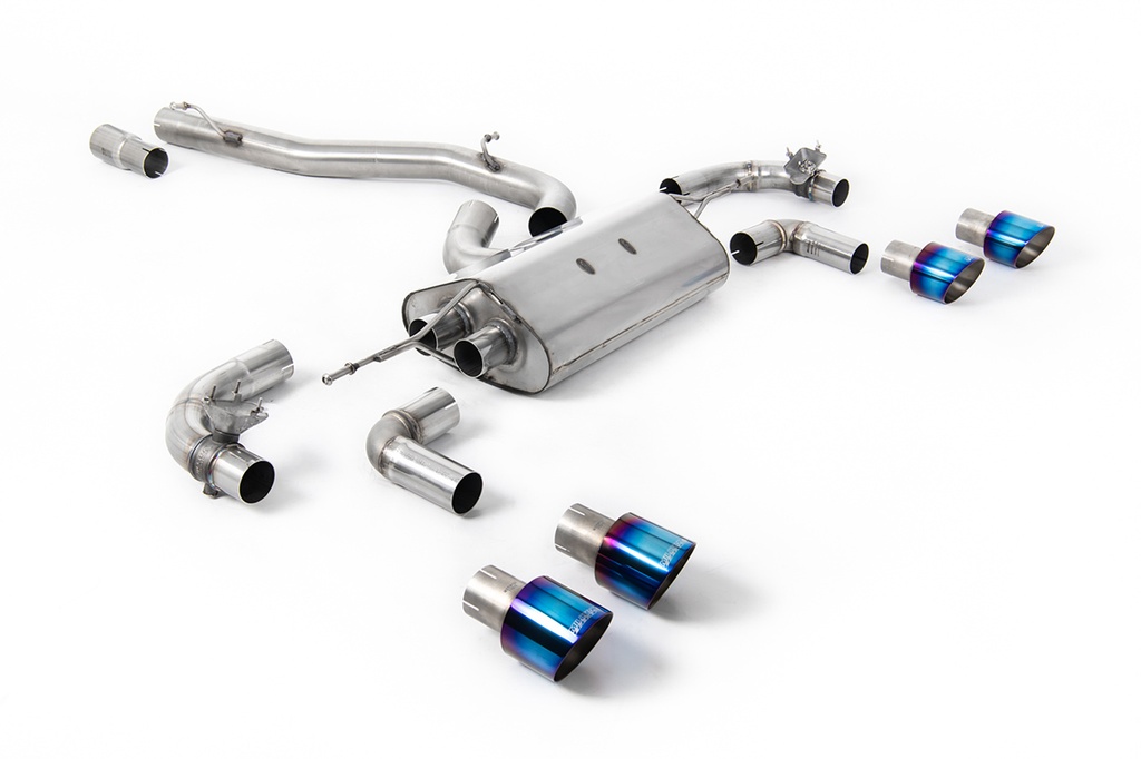 [SSXVW648] Milltek  Cat-back Sport Exaust for Volkswagen  Golf  Mk7.5 R 2.0 TSI 300PS (GPF Equipped Models Only) - 80mm Race Systems (2019 to 2022)