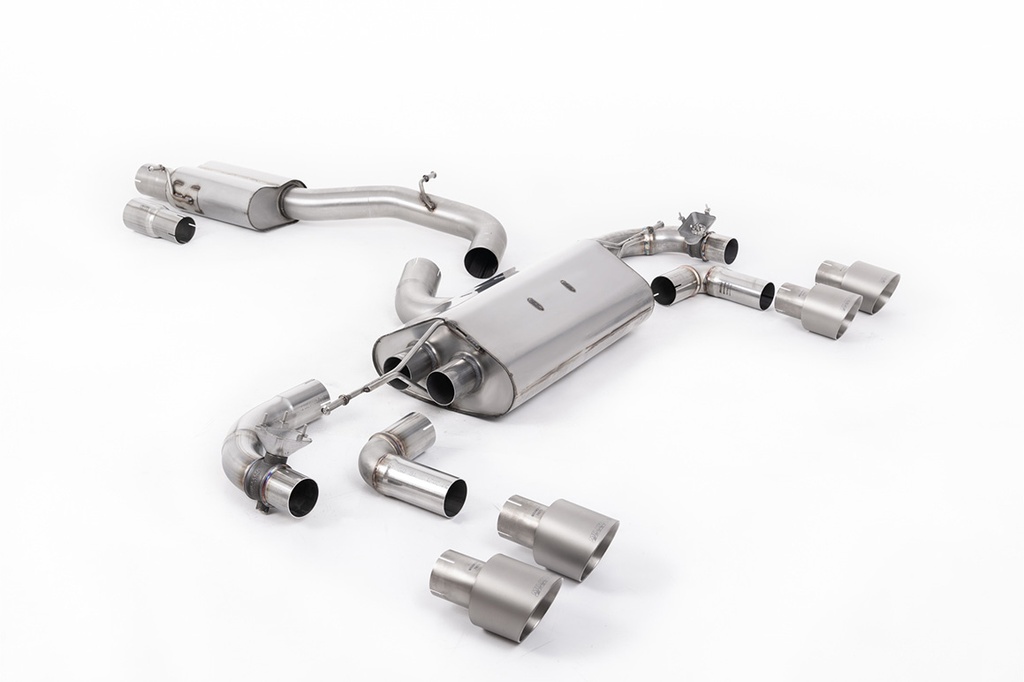 [SSXVW653] Milltek  Cat-back Sport Exaust for Volkswagen  Golf  Mk7.5 R 2.0 TSI 300PS (GPF Equipped Models Only) - 80mm Race Systems (2019 to 2022)