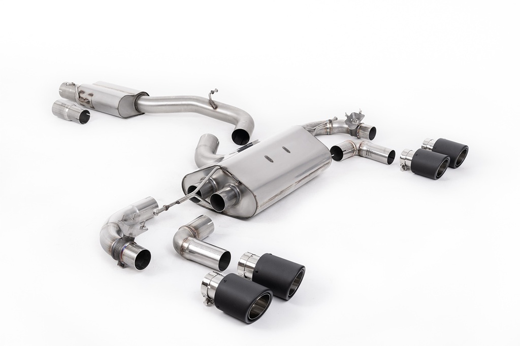 [SSXVW655] Milltek  Cat-back Sport Exaust for Volkswagen  Golf  Mk7.5 R 2.0 TSI 300PS (GPF Equipped Models Only) - 80mm Race Systems (2019 to 2022)