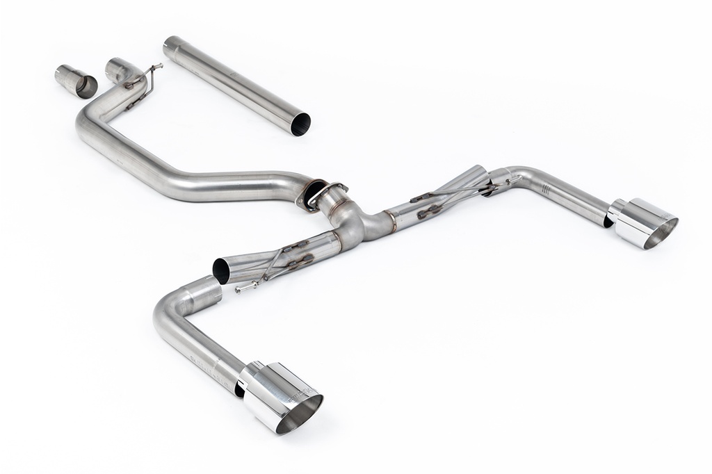 Milltek  Cat-back Sport Exaust for Volkswagen  Golf  Mk8 GTi (245ps Non-GPF / North American Models Only) (2021 to 2024)