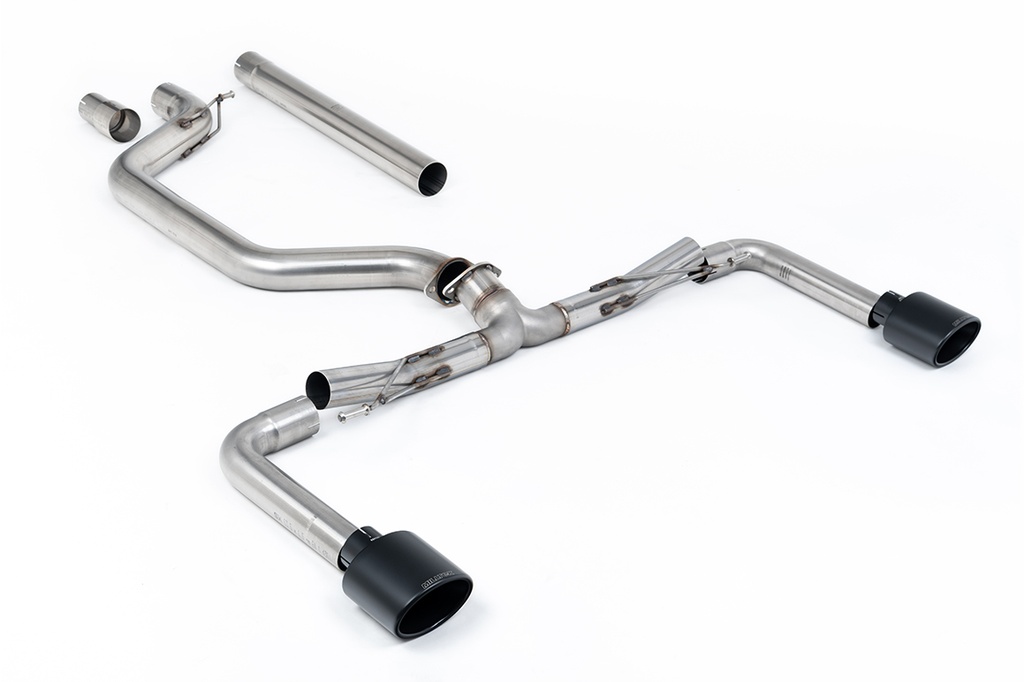 Milltek Sport OPF Back Race Exhaust Black tips VW