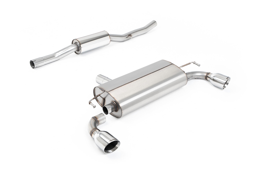 Milltek Exhaust - V2 Resonated with GT-100 Slash C