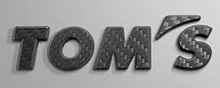 TOMS emblem Matte Carbon