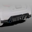 TOM's GR Yaris Gen 2 Rear Under Diffuser Black